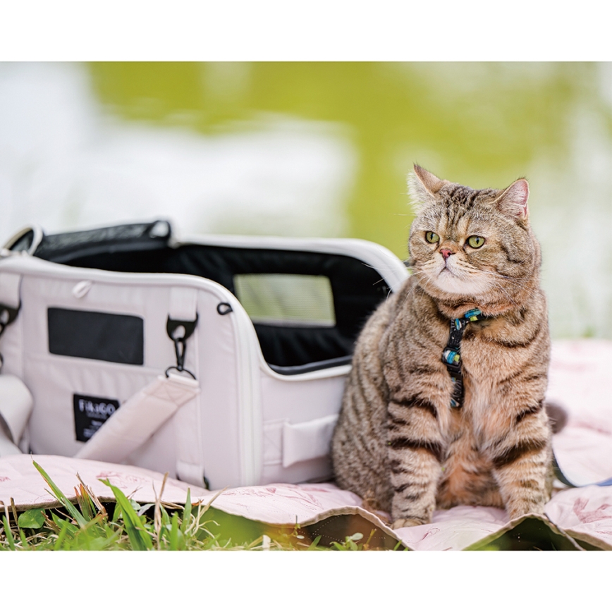 Fikago - Travel carrier bag til dogs og cats TRUFFLE Artic Blomst