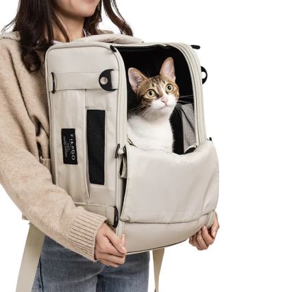 Fikago - Travel carrier bag til dogs og cats TRUFFLE Artic Blomst