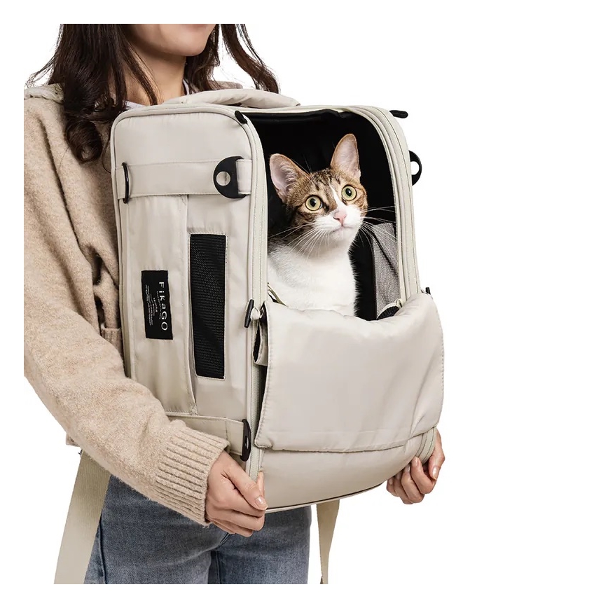 Fikago - Travel carrier bag til dogs og cats TRUFFLE Artic Blomst