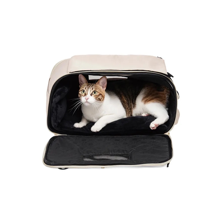 Fikago - Travel carrier bag til dogs og cats TRUFFLE Artic Blomst