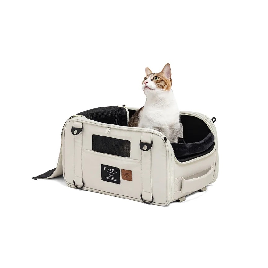 Fikago - Travel carrier bag til dogs og cats TRUFFLE Artic Blomst