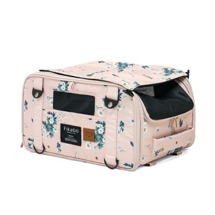 Fikago - Travel carrier bag til dogs og cats TRUFFLE Artic Blomst