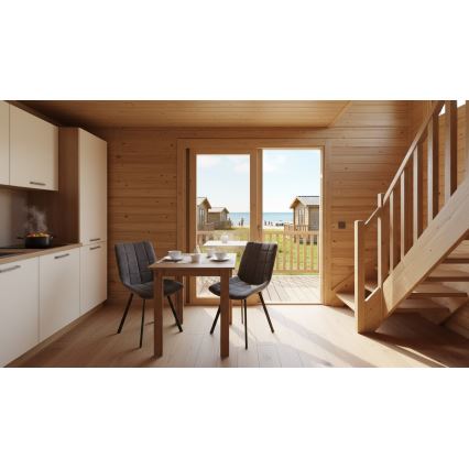 Firkantet spisebord LEVI eg