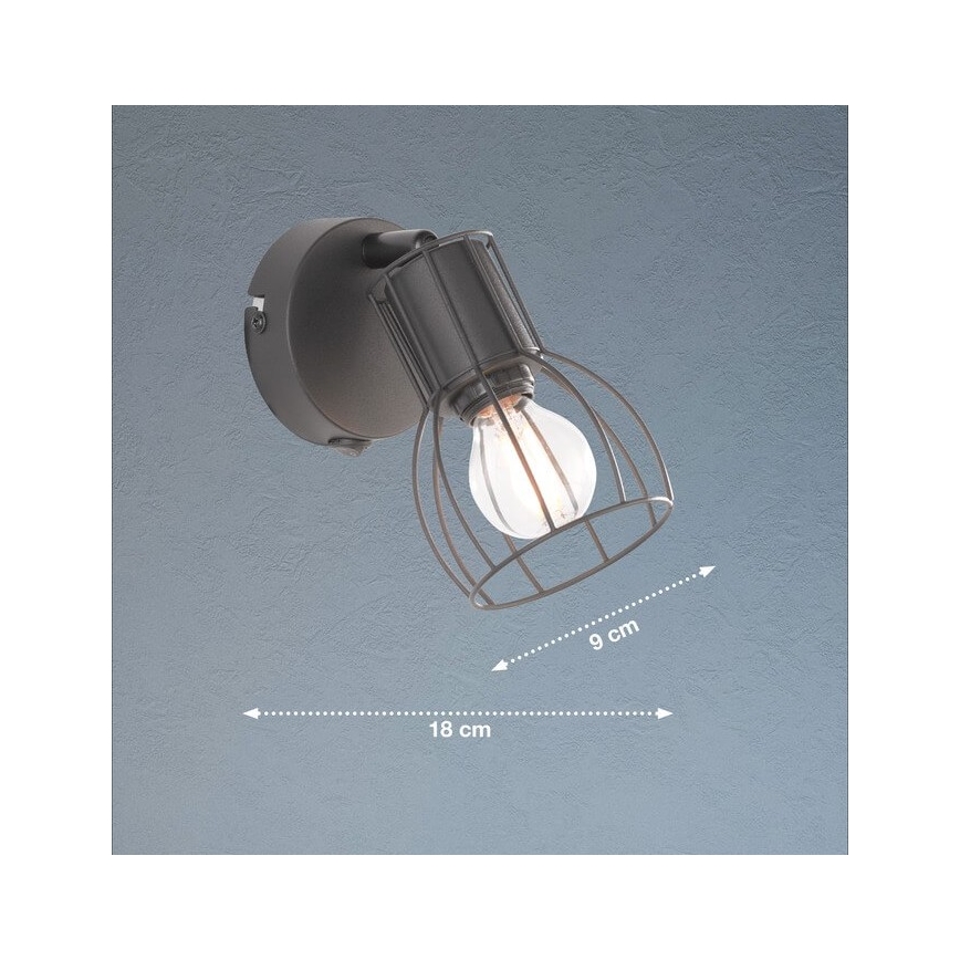 Fischer & Honsel 30074 - Vægspot KAFES 1xE14/25W/230V
