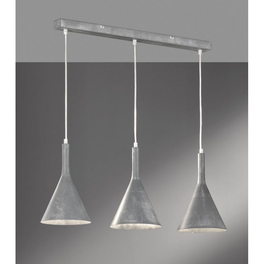 Fischer & Honsel 60203 - Pendel SENJA 3xE27/40W/230V