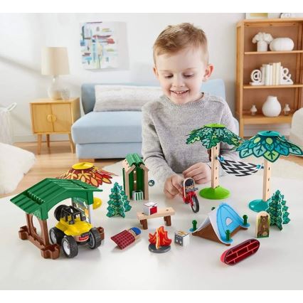 Fisher-Price - Byggesæt til børn Wonder Makers Camping