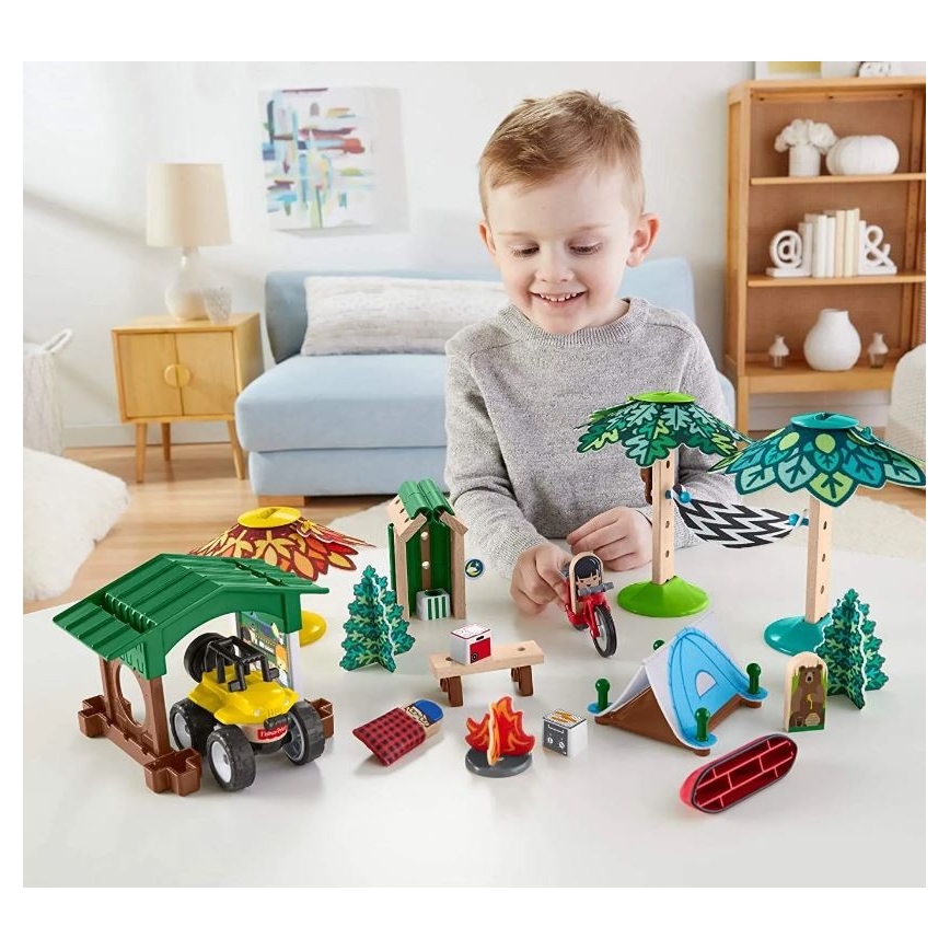 Fisher-Price - Byggesæt til børn Wonder Makers Camping