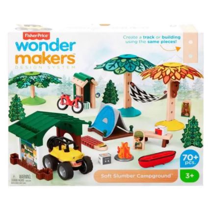 Fisher-Price - Byggesæt til børn Wonder Makers Camping