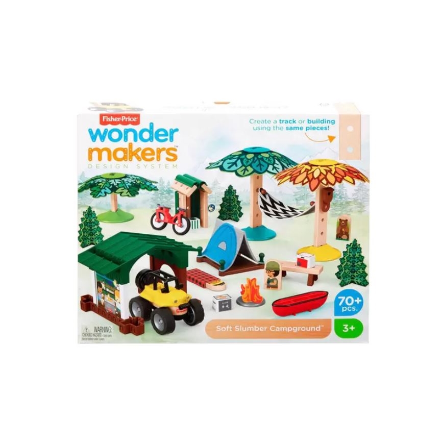 Fisher-Price - Byggesæt til børn Wonder Makers Camping