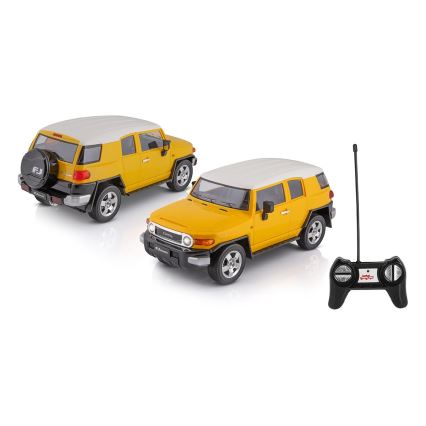 Fjernstyret bil FJ Cruiser gul