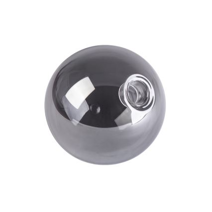 Fladmonteret loftlampe OBSIDIAN 6xG9/10W/230V sort/røget grå