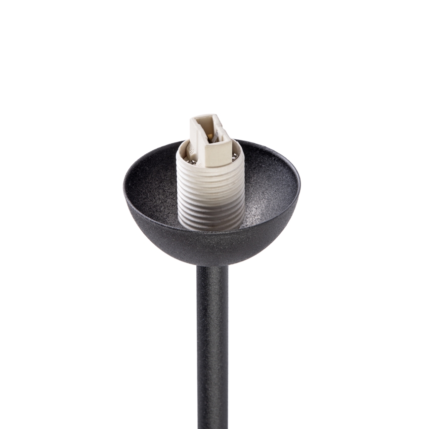 Fladmonteret loftlampe OBSIDIAN 6xG9/10W/230V sort/røget grå