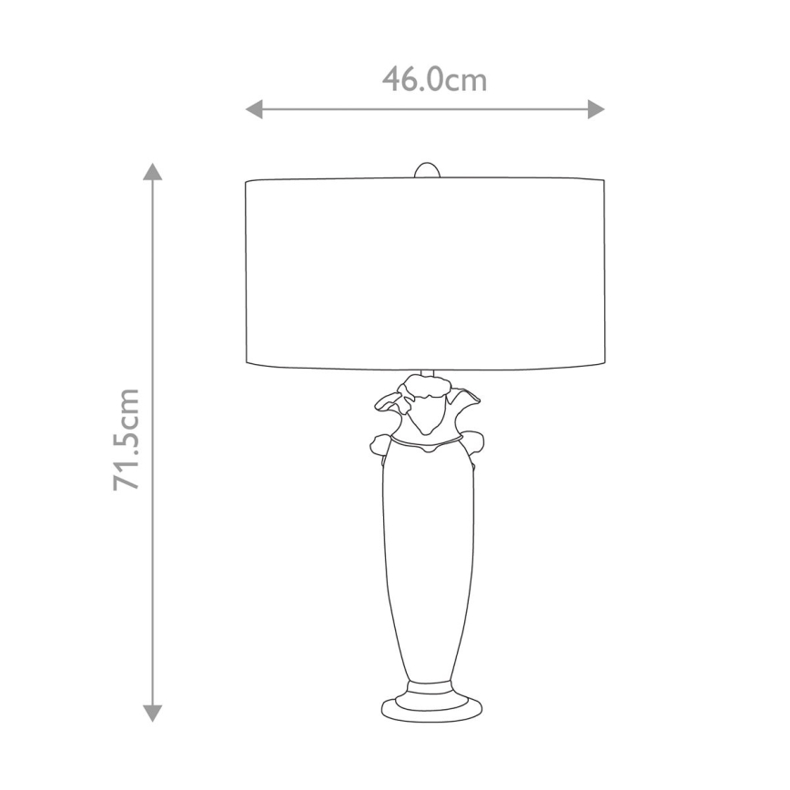 Flambeau - Bordlampe BIENVILLE 1xE27/60W/230V