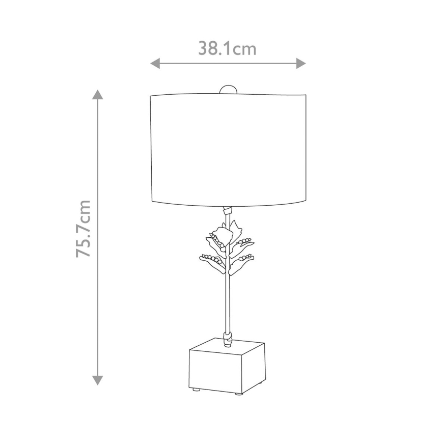 Flambeau - Bordlampe CAMILIA 1xE27/60W/230V