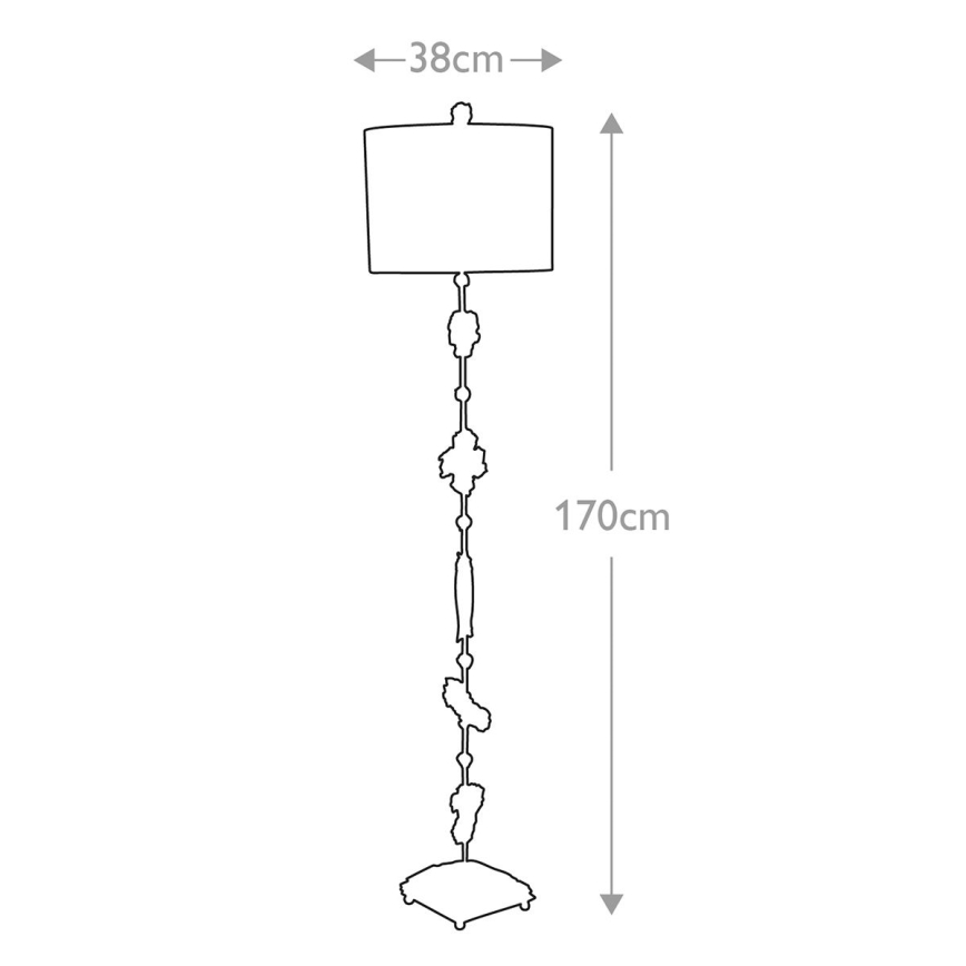 Flambeau - Gulvlampe FRAGMENT 1xE27/60W/230V