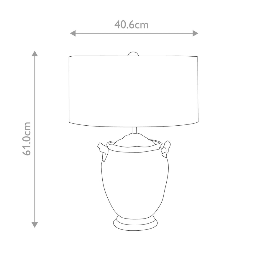 Flambeau - Bordlampe JACKSON 1xE27/60W/230V