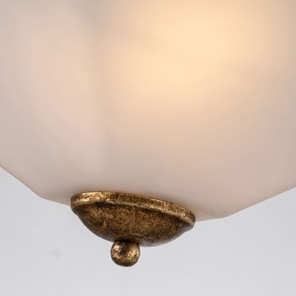 Flambeau STAR-F-S-DG - Loftlampe STAR 2xE27/40W/230V kobber