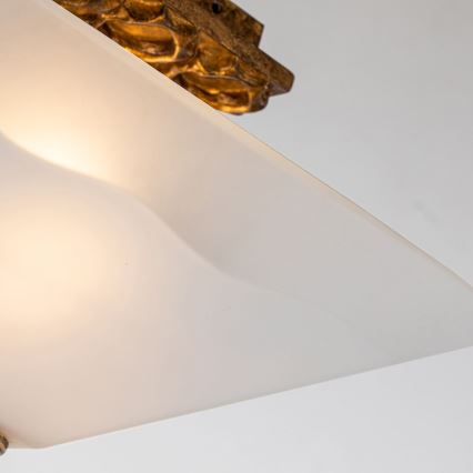 Flambeau STAR-F-S-DG - Loftlampe STAR 2xE27/40W/230V kobber