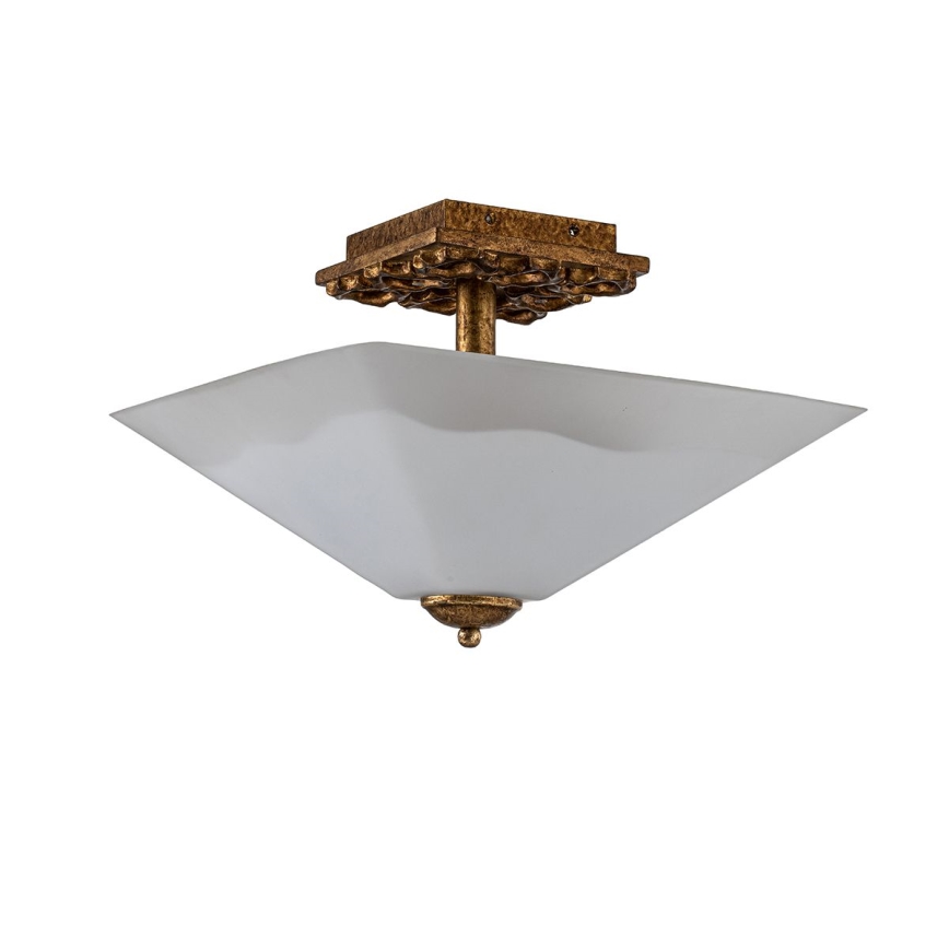 Flambeau STAR-F-S-DG - Loftlampe STAR 2xE27/40W/230V kobber