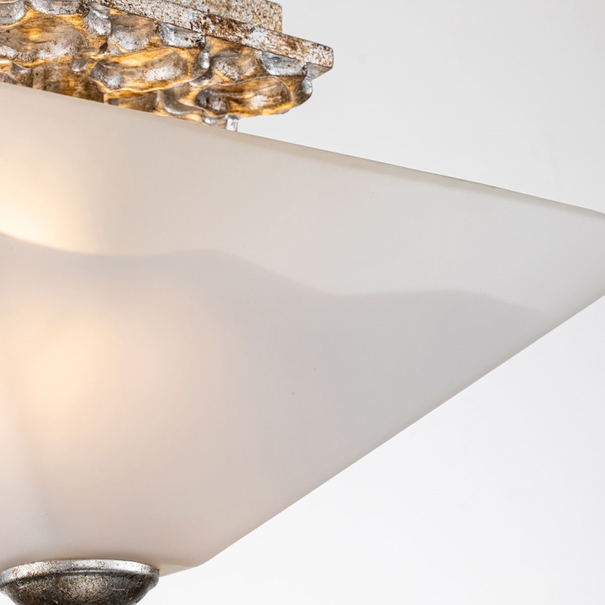 Flambeau - Loftlampe STAR 2xE27/40W/230V guld