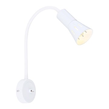 Fleksibel bordlampe ARENA 1xE14/40W/230V hvid