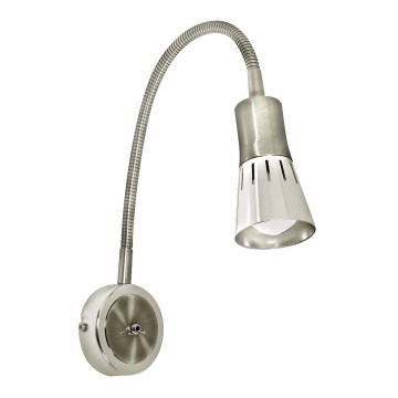 Fleksibel bordlampe ARENA 1xE14/40W/230V mat krom