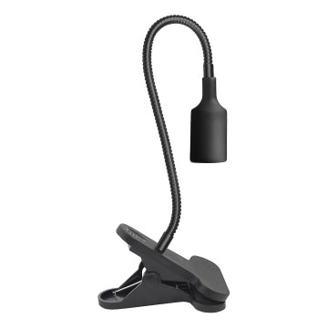 Fleksibel bordlampe med klemme CLIP 1xE27/30W/230V sort