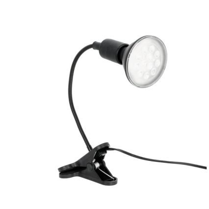 Fleksibel bordlampe med klemme til plantevækst PLANTY 1xE27/30W/230V sort