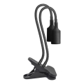 Fleksibel bordlampe med klemme til plantevækst PLANTY 2xE27/30W/230V sort