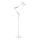 Fleksibel gulvlampe AURIQ 1xE27/60W/230V 184 cm hvid
