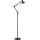 Fleksibel gulvlampe AURIQ 1xE27/60W/230V 184 cm sort