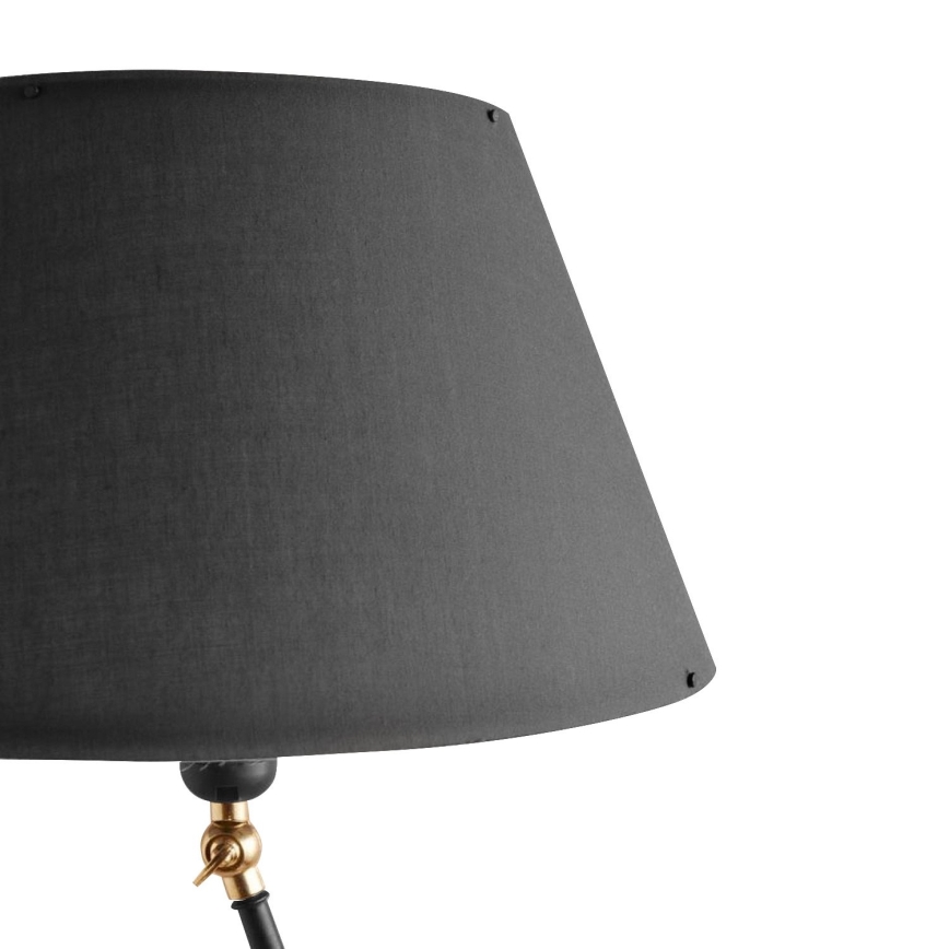 Fleksibel gulvlampe AYD 1xE27/40W/230V sort