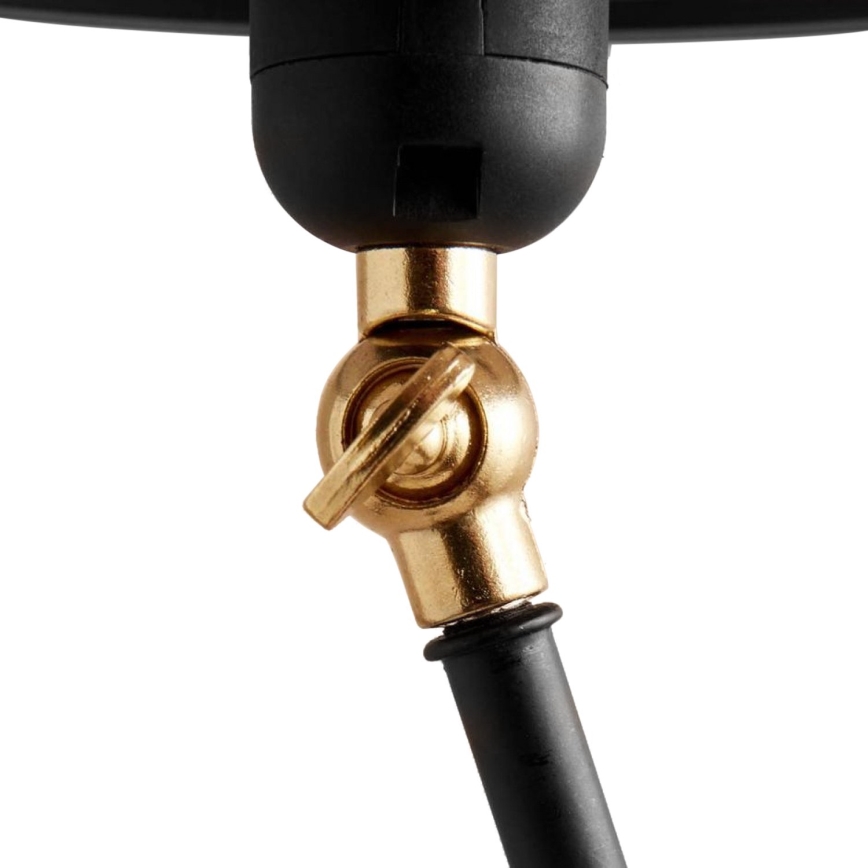 Fleksibel gulvlampe AYD 1xE27/40W/230V sort