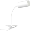Fleksibel klemme-lampe PUNTO 1xGU10/9W/230V hvid