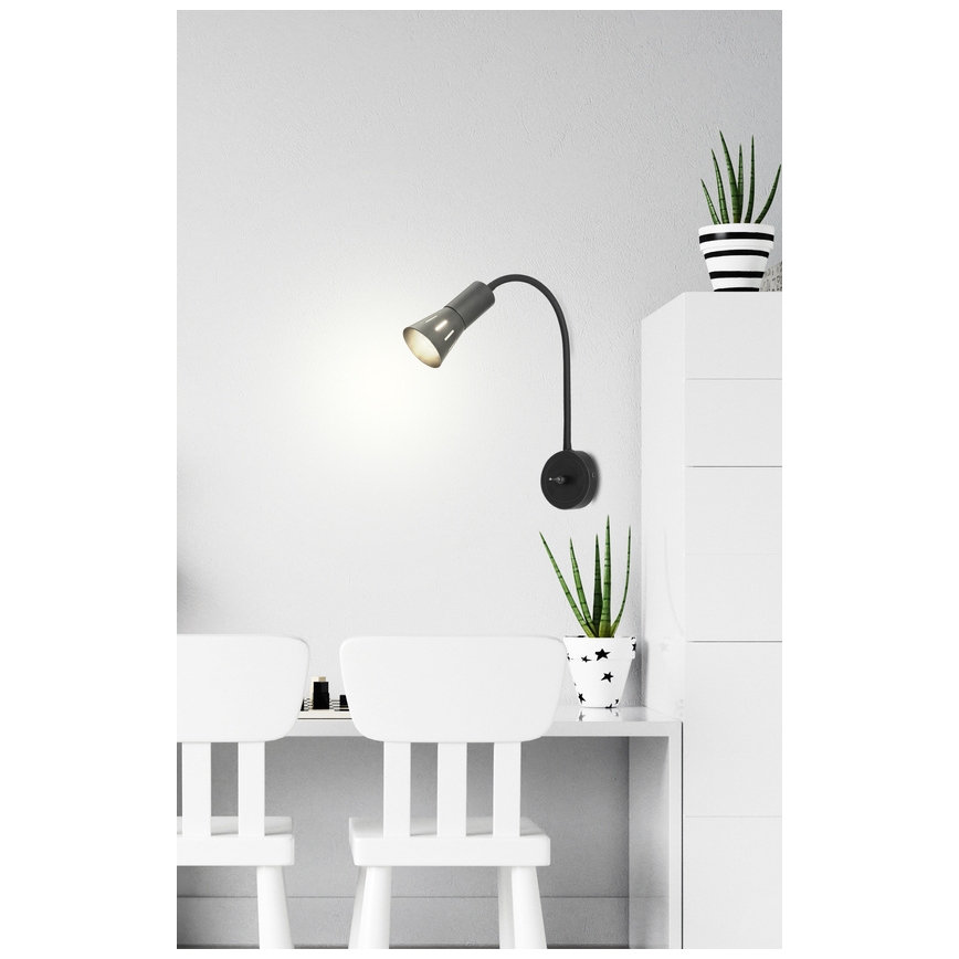 Fleksibel bordlampe ARENA 1xE14/40W/230V sort