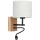 Fleksibel lampe BOHO 1xE27/25W + LED/1W/230V eg