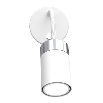 Fleksibel lampe JOKER 1xGU10/8W/230V hvid/mat krom