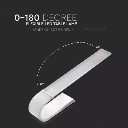Fleksibel LED bordlampe dæmpbar LED/6,5W/5V 3000K/4500K/6000K