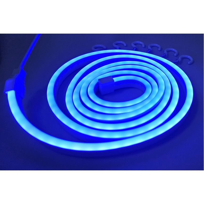 Fleksibel LED strip NEON LED/5V USB 1,8 m blå