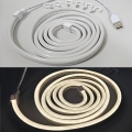 Fleksibel LED strip NEON LED/5V USB 1,8 m hvid