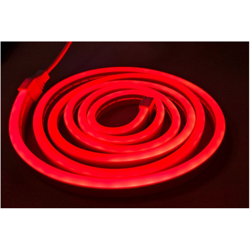 Fleksibel LED strip NEON LED/5V USB 1,8 m rød