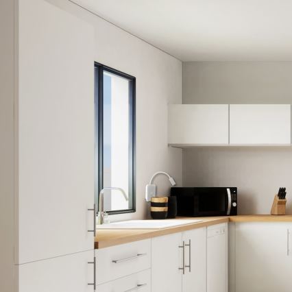 Fleksibel LED-væglampe med USB BASE LED/8W + LED/2W/230V, hvid