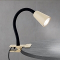 Fleksibel skrivebordslampe med klemme DOTTY 1xGU10/10W/230V beige/sort
