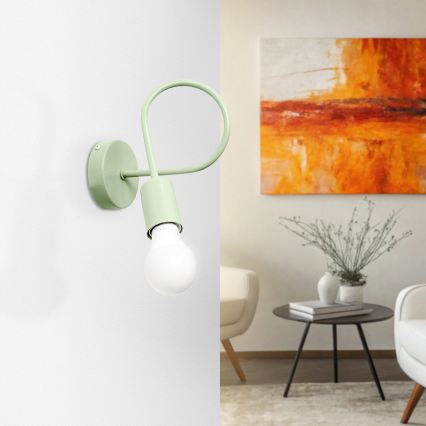 Fleksibel væglampe OXFORD 1xE27/15W/230V grøn