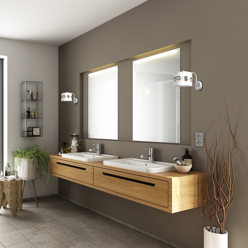 Fleksibelt lampe ULTIMO 1xE27/60W/230V hvid