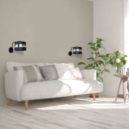 Fleksibelt armatur ULTIMO 1xE27/60W/230V sort