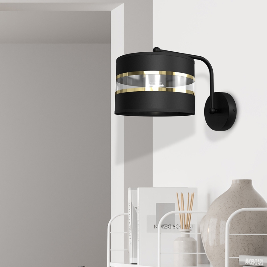 Fleksibelt armatur ULTIMO 1xE27/60W/230V sort