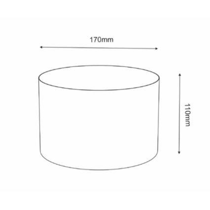 Flowerpot 11x17 cm sort