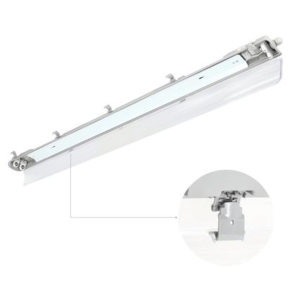 Fluorescerende arbejdslampe HERMIC T8 2xG13/18W/230V IP65
