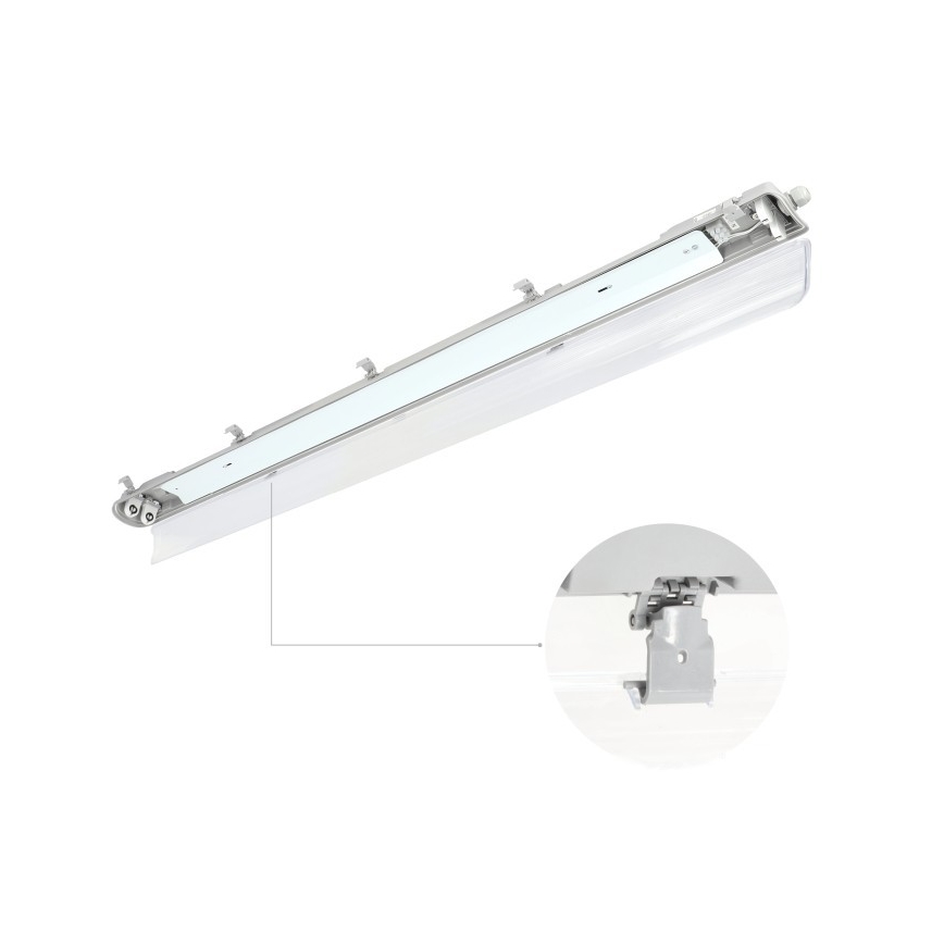 Fluorescerende arbejdslampe HERMIC T8 2xG13/18W/230V IP65